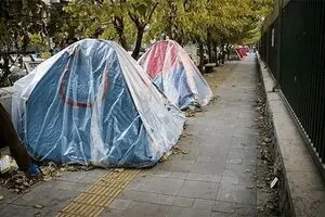 خیابان خوابی همراهان بیماران