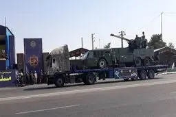 سامانه توپخانه‌ای حائل رونمایی شد