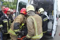 واژگونی اتوبوس در دانشگاه علوم تحقیقات