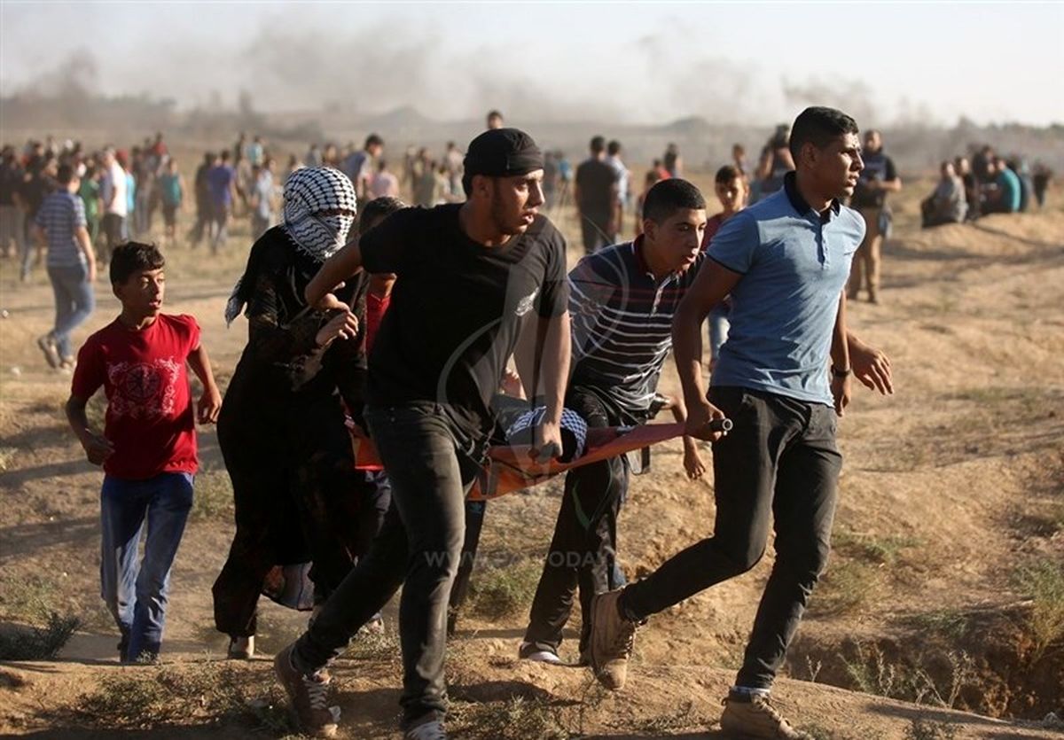 زخمی شدن ۱۱ فلسطینی در راهپیمایی بازگشت؛ فراخوان برای چهل و چهارمین جمعه