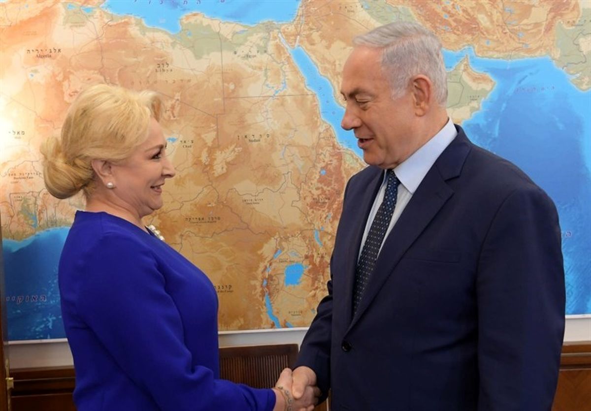 درخواست نتانیاهو برای انتقال سفارت رومانی به قدس اشغالی