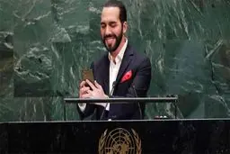 عکس: سلفی عجیب رئیس‌جمهور ۳۸ ساله السالوادور در سازمان ملل