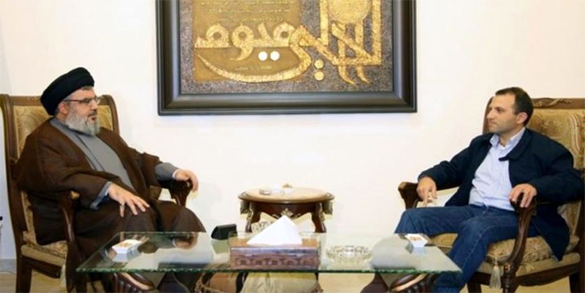 دبیرکل حزب‌الله با وزیر خارجه لبنان دیدار کرد