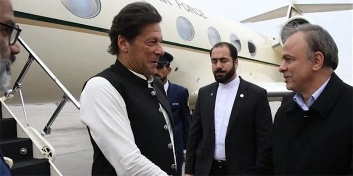 عمران خان وارد تهران شد