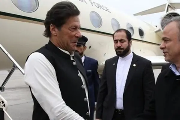 عمران خان وارد تهران شد