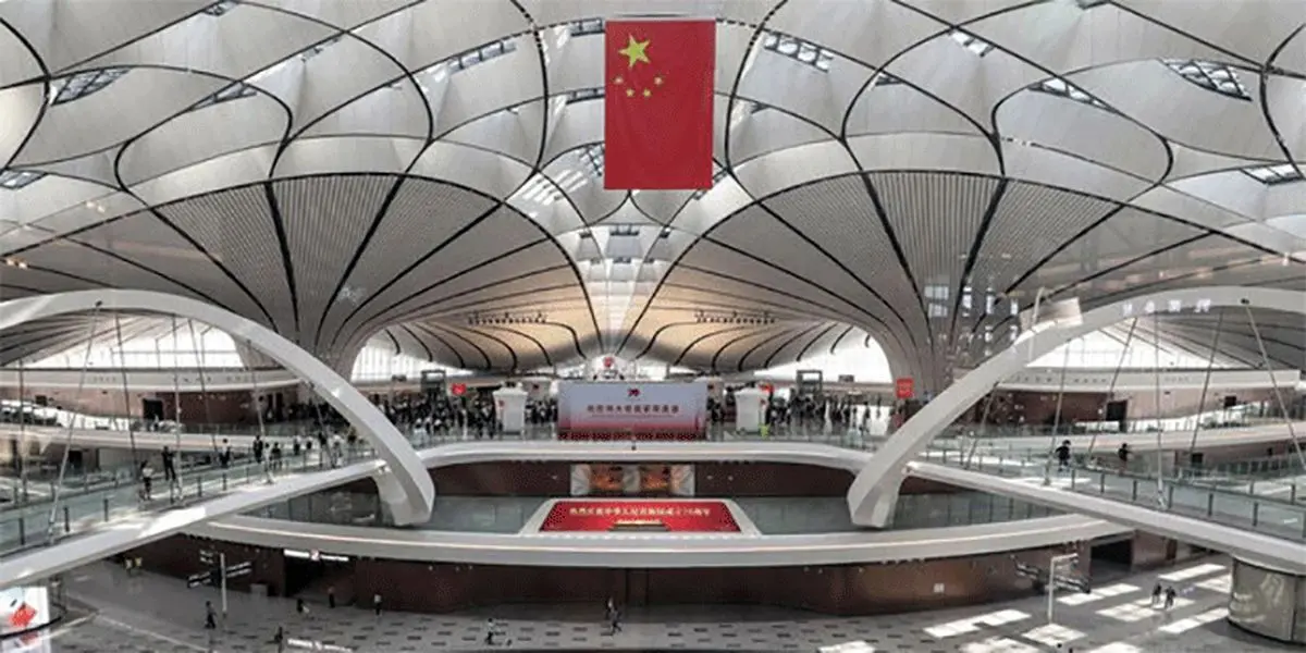 ابرفرودگاه ۶۳ میلیارد دلاری پکن به روی پروازهای بین‌المللی باز شد