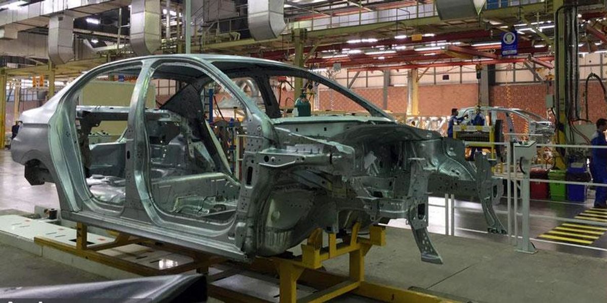 کاهش 35 درصدی تولید خودرو در نیمه نخست امسال