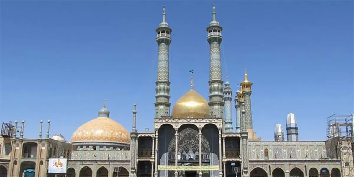 عکس: بارگاه حرم حضرت معصومه (س) در دوره قاجار