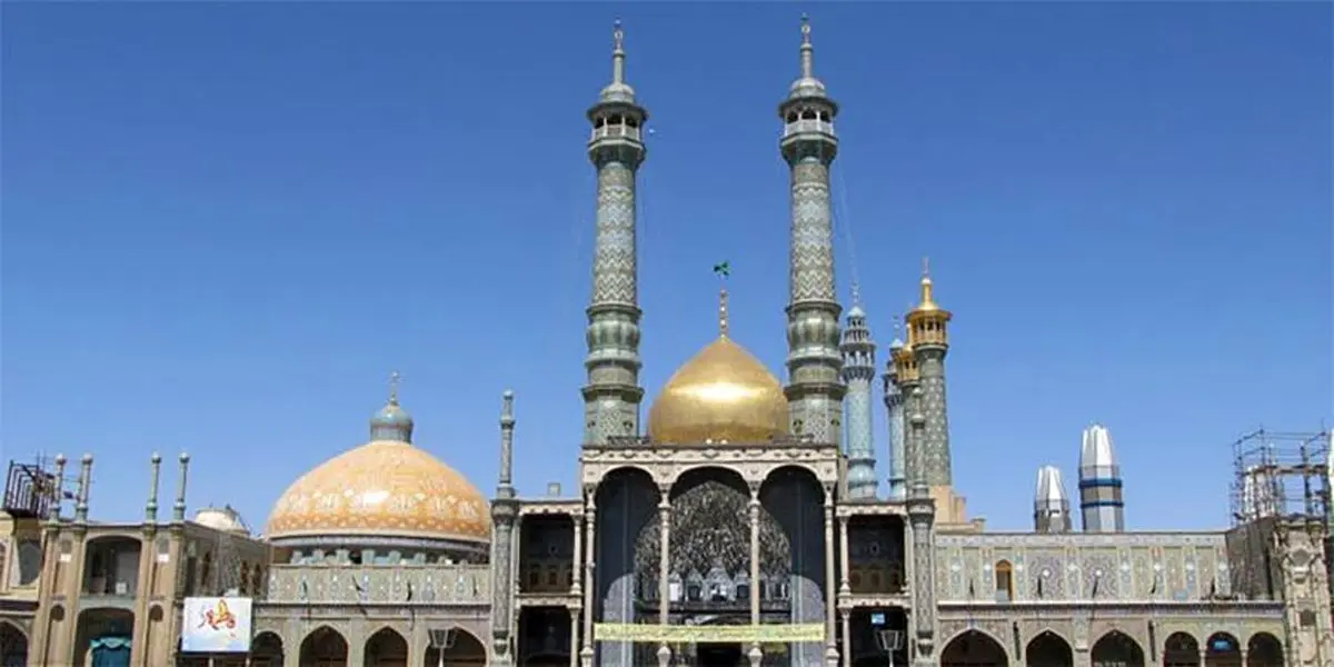 عکس: بارگاه حرم حضرت معصومه (س) در دوره قاجار