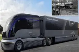 رونمایی از طرح اولیه کامیونی که با هیدروژن حرکت می کند