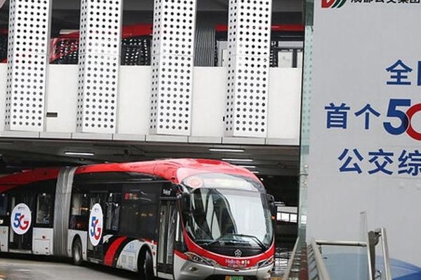 آغاز به کار اولین اتوبوس ۵G در چین