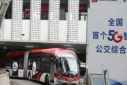 آغاز به کار اولین اتوبوس ۵G در چین