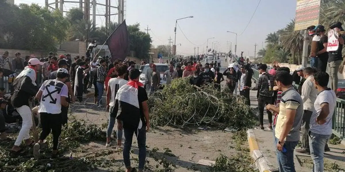 گزارش میدانی از تغییر فاز اعتراضات عراق به نافرمانی مدنی و فلج‌سازی اقتصاد + گزارش تصویری