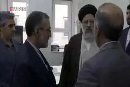 فیلم: بازدید سرزده رئیس قوه قضاییه از دادگستری شهریار
