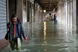 ونیز زیر آب رفت