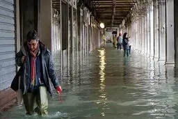 ونیز زیر آب رفت