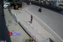 فیلم: پرواز مرگبار خودرو در هند