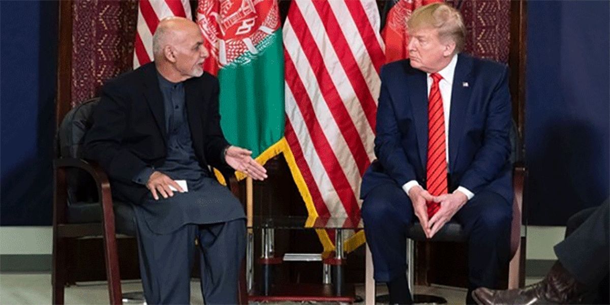 عکس: اولین سفر ترامپ به افغانستان با چراغ خاموش