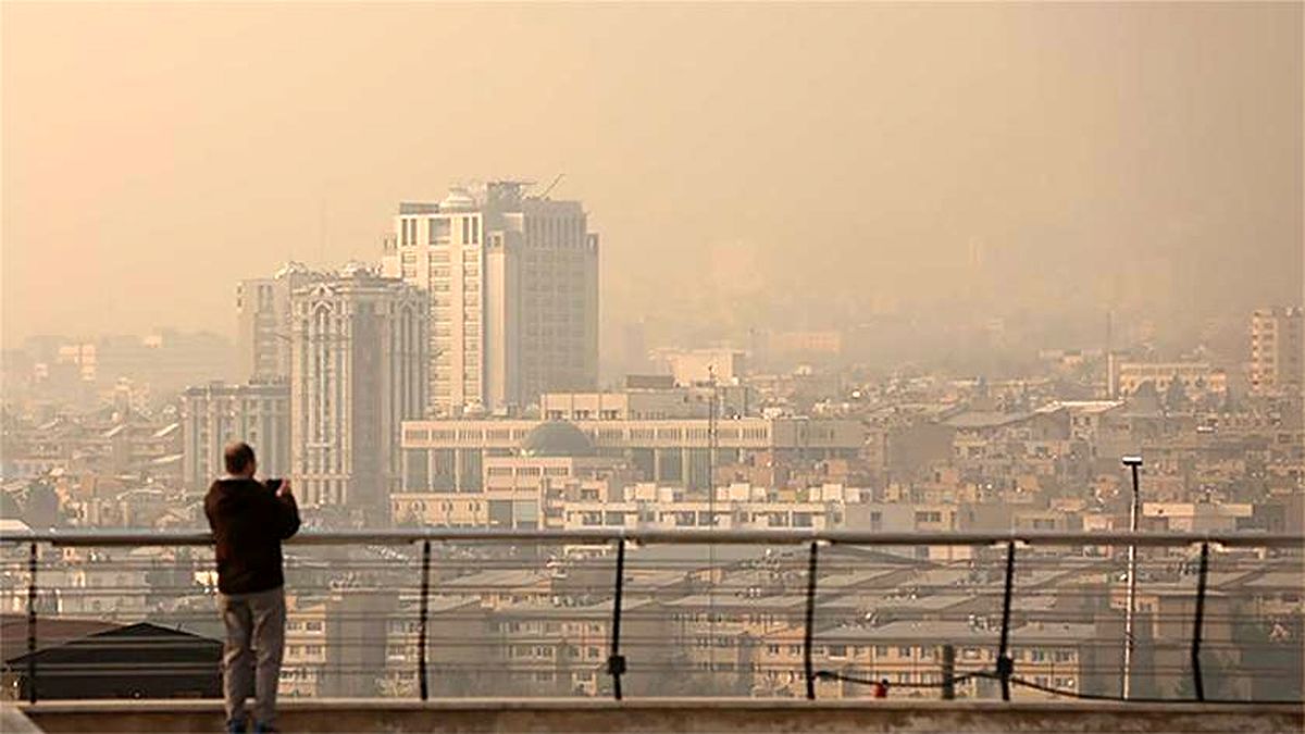 عکس: آلوده ترین مناطق تهران در نخستین روز هفته