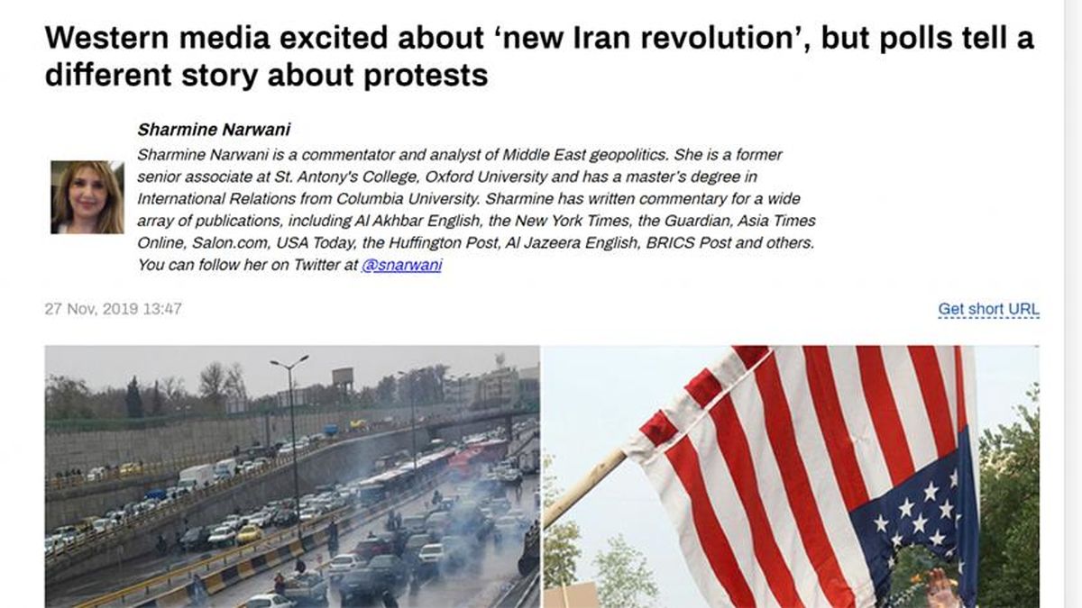 رسانه‌های غربی، تحولات ایران و نتایج نظرسنجی ها