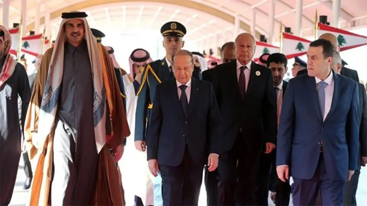 دعوت میشل عون از امیر قطر برای سفر به بیروت