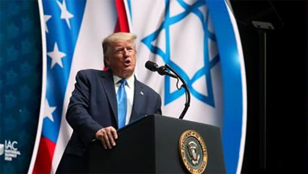 ترامپ: آمریکایی‌ها باید بیشتر عاشق اسرائیل باشند!