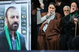 عکس: مراسم تشییع پیکر مرحوم سیدقاسم موسوی قهار