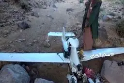 یک پهپاد متجاوز ائتلاف سعودی توسط یمنی‌ها سرنگون شد