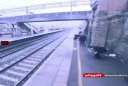 فیلم: نجات مردی که قصد خودکشی داشت