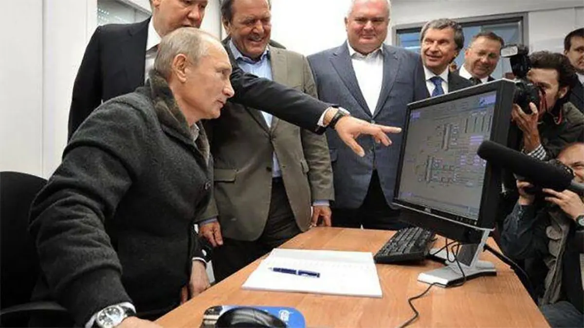 پوتین همچنان از ویندوز XP استفاده می‌کند