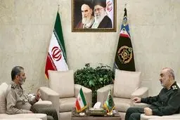 دیدار سرلشکر سلامی با فرمانده کل ارتش