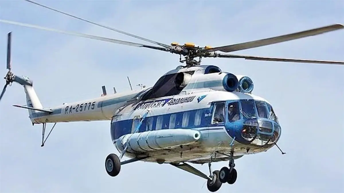 سقوط بالگرد روسی با ۲۹ سرنشین