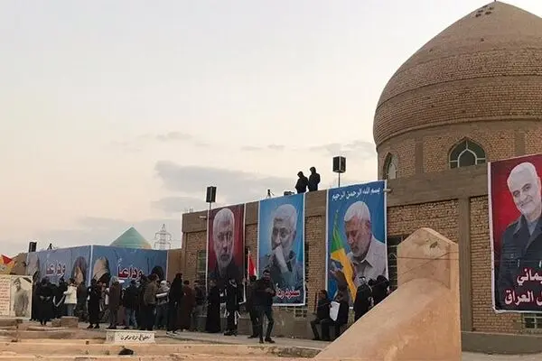 خاکسپاری «ابومهدی المهندس» در نجف