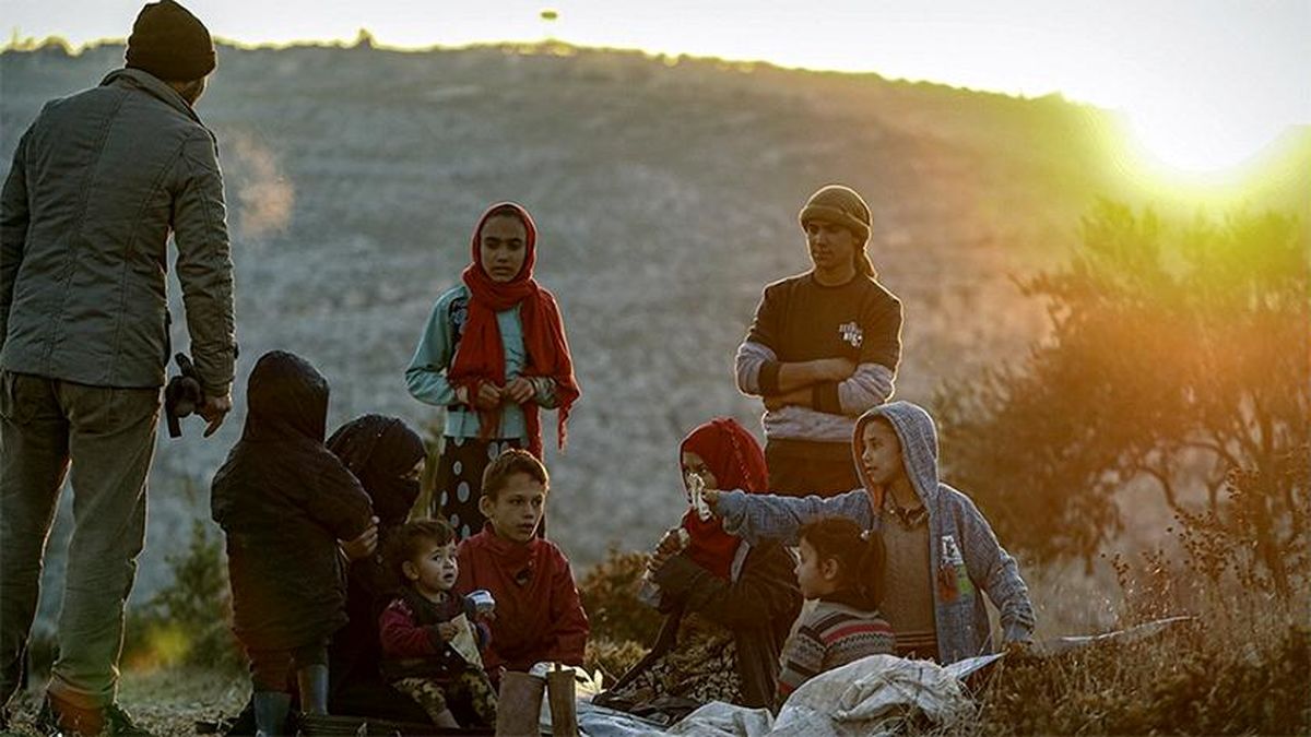 تصاویر: آوارگان سوری در سرما