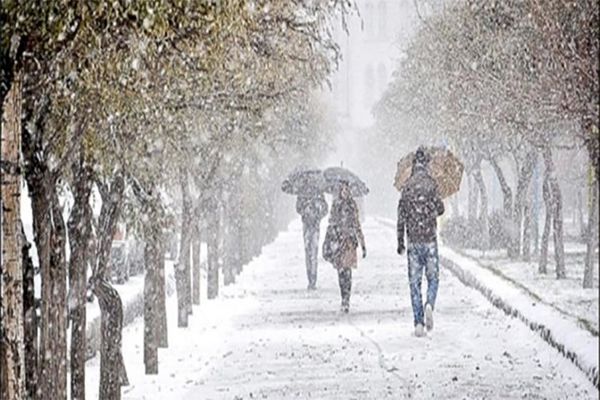 برف در راه تهران