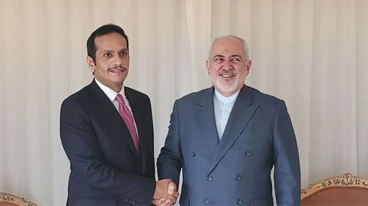 وزیر خارجه قطر با ظریف دیدار کرد