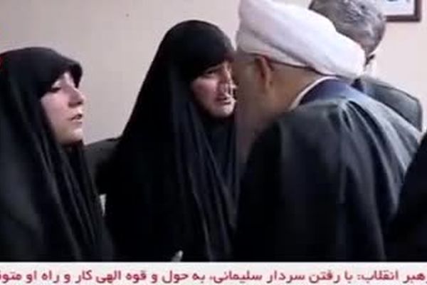 فیلم: سوال دختر سردار شهید سپهبد حاج قاسم سلیمانی از روحانی