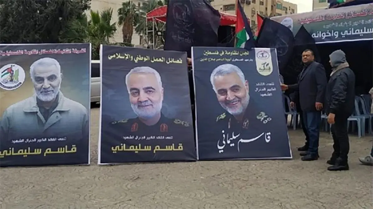تصویر: پرچم آمریکا در غزه به آتش کشیده شد