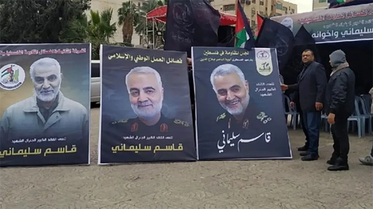 تصویر: پرچم آمریکا در غزه به آتش کشیده شد