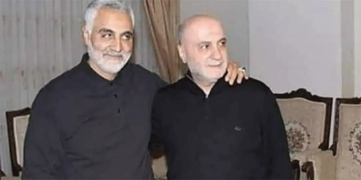 آخرین عکس از سردار شهید سلیمانی در بیروت