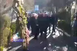 فیلم: حضور شیخ نعیم قاسم در منزل شهید قاسم سلیمانی