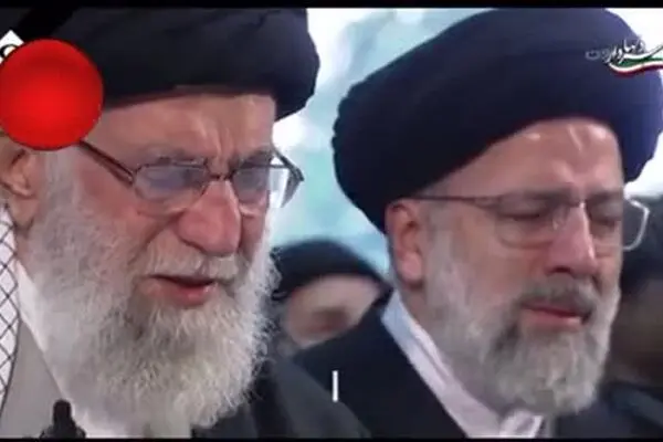 فیلم: اشک‌های رهبر انقلاب در هنگام اقامه نماز بر پیکر سردار شهید سلیمانی