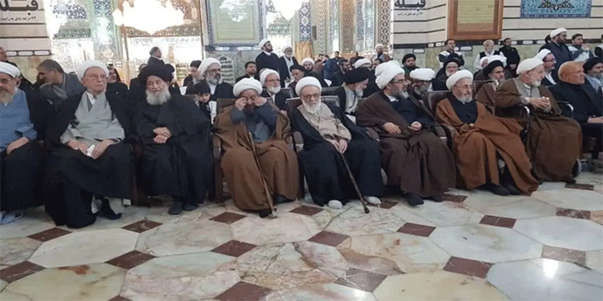 وداع مراجع تقلید با سیدالشهدای مقاومت