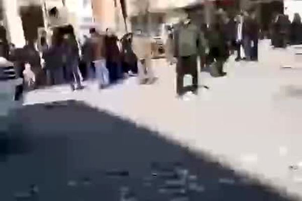 فیلم: ازدحام عزاداران در کرمان حادثه آفرید