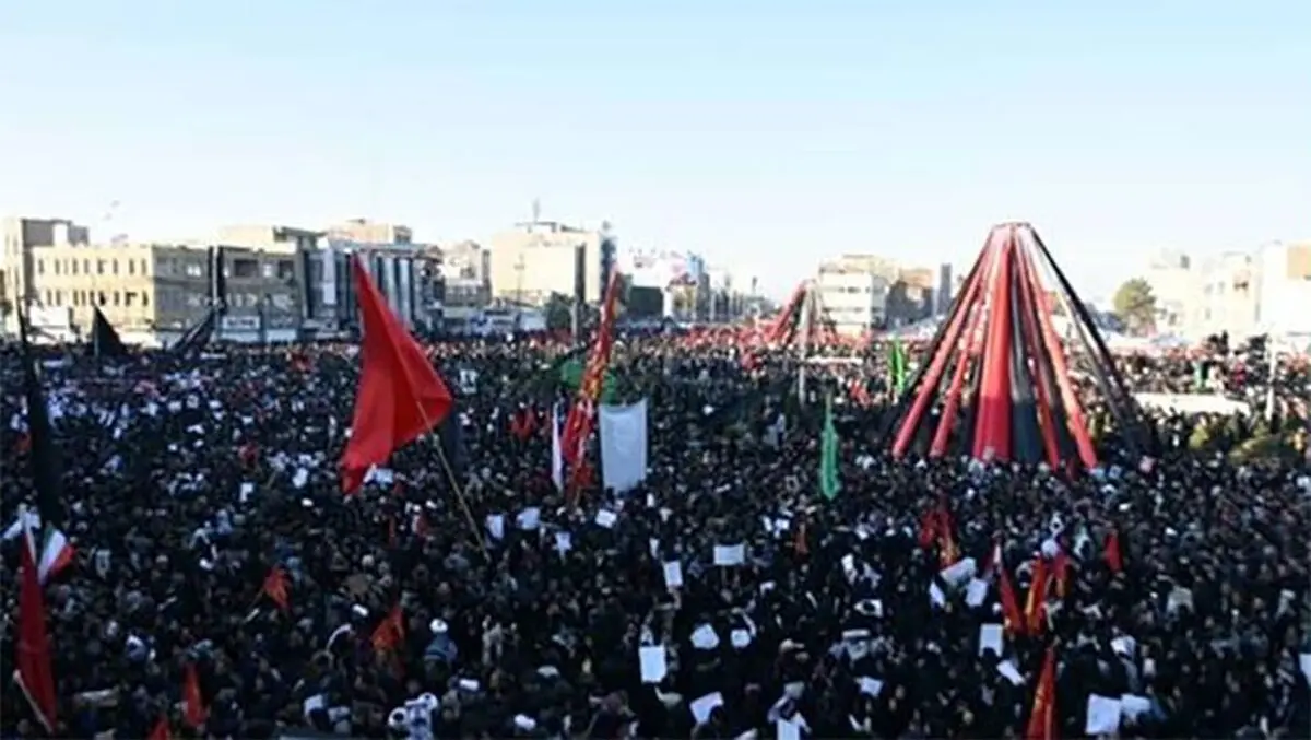 بازتاب جهانی مراسم تشییع سردار سلیمانی در زادگاهش
