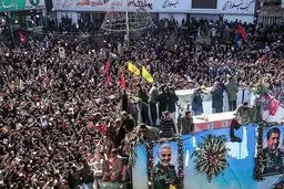 تصاویر: تشییع میلیونی حاج قاسم در زادگاهش