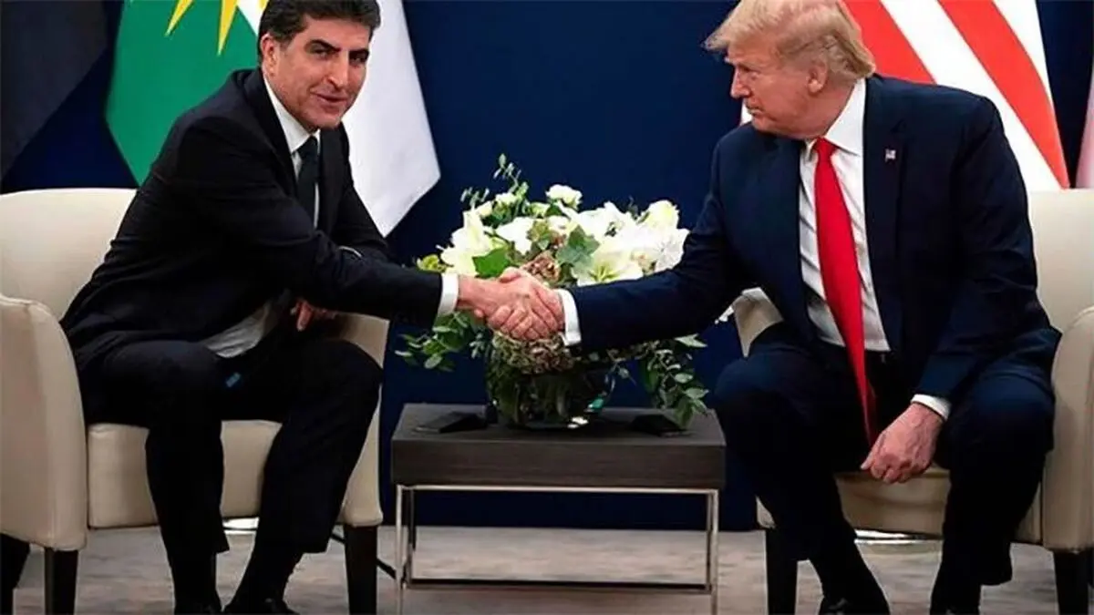دیدار ترامپ و بارزانی در داووس
