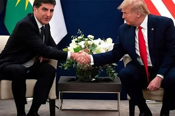 دیدار ترامپ و بارزانی در داووس