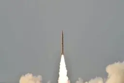 پاکستان موشک بالستیک آزمایش کرد