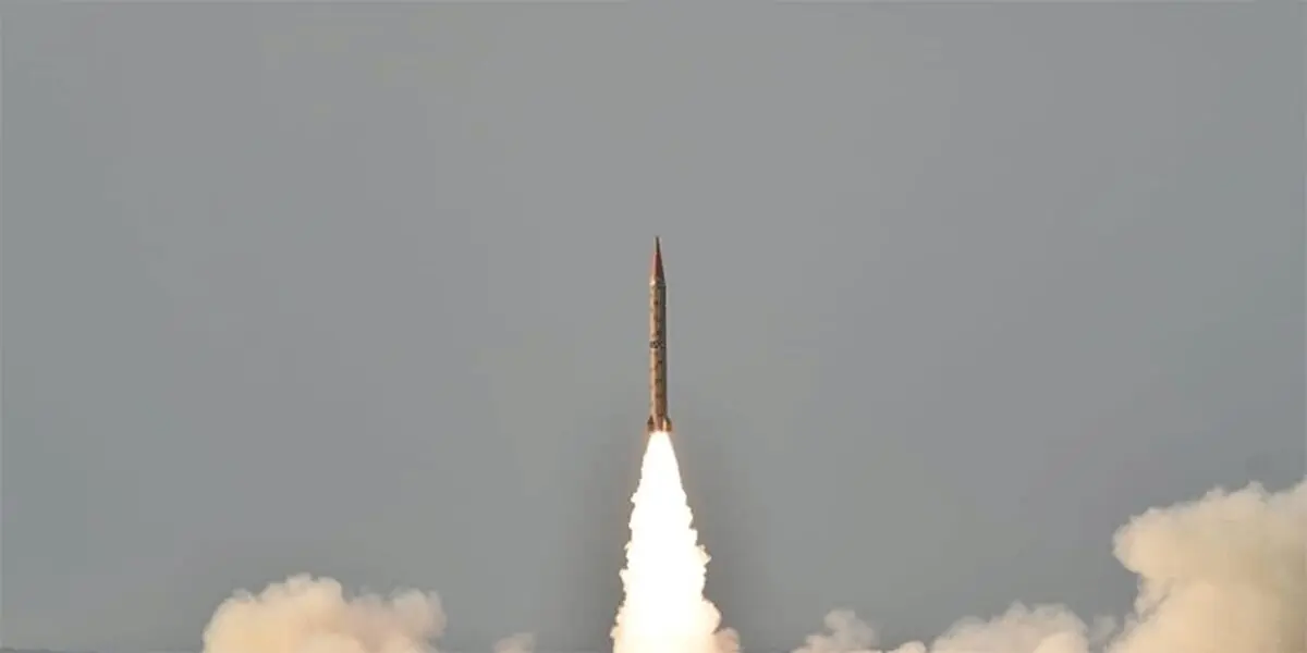 پاکستان موشک بالستیک آزمایش کرد